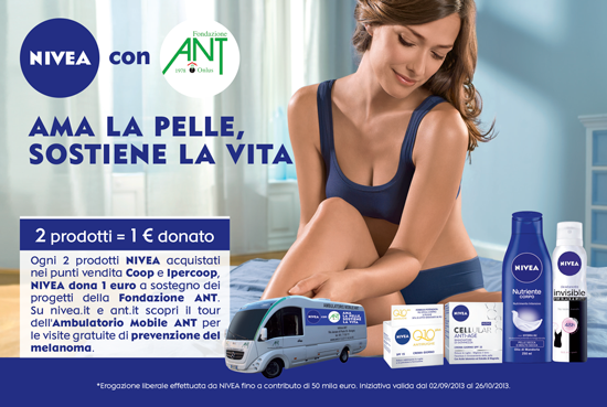 Nivea per ANT 2013-2014 – Fondazione ANT