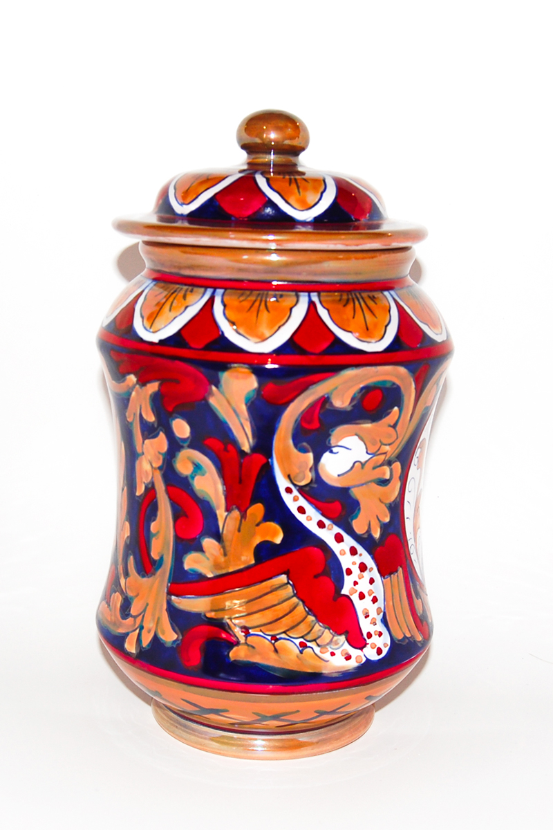 <b color='purple' style='color:#008080'>PERUGIA E PROVINCIA</B> - VASO DECORATIVO IN CERAMICA ARTISTICA