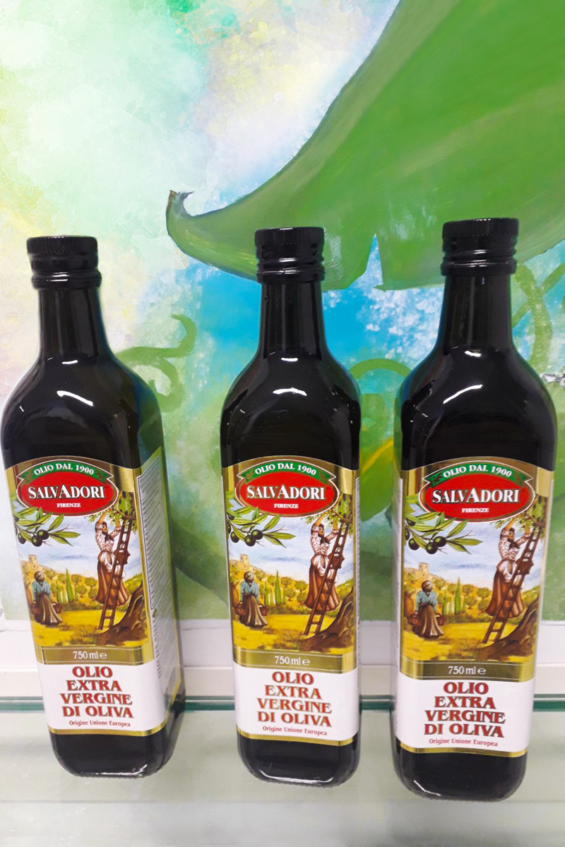 <b color='purple' style='color:purple'>SOLO CAGLIARI</B> - OLIO EXTRA-VERGINE D’OLIVA SALVADORI 750ml