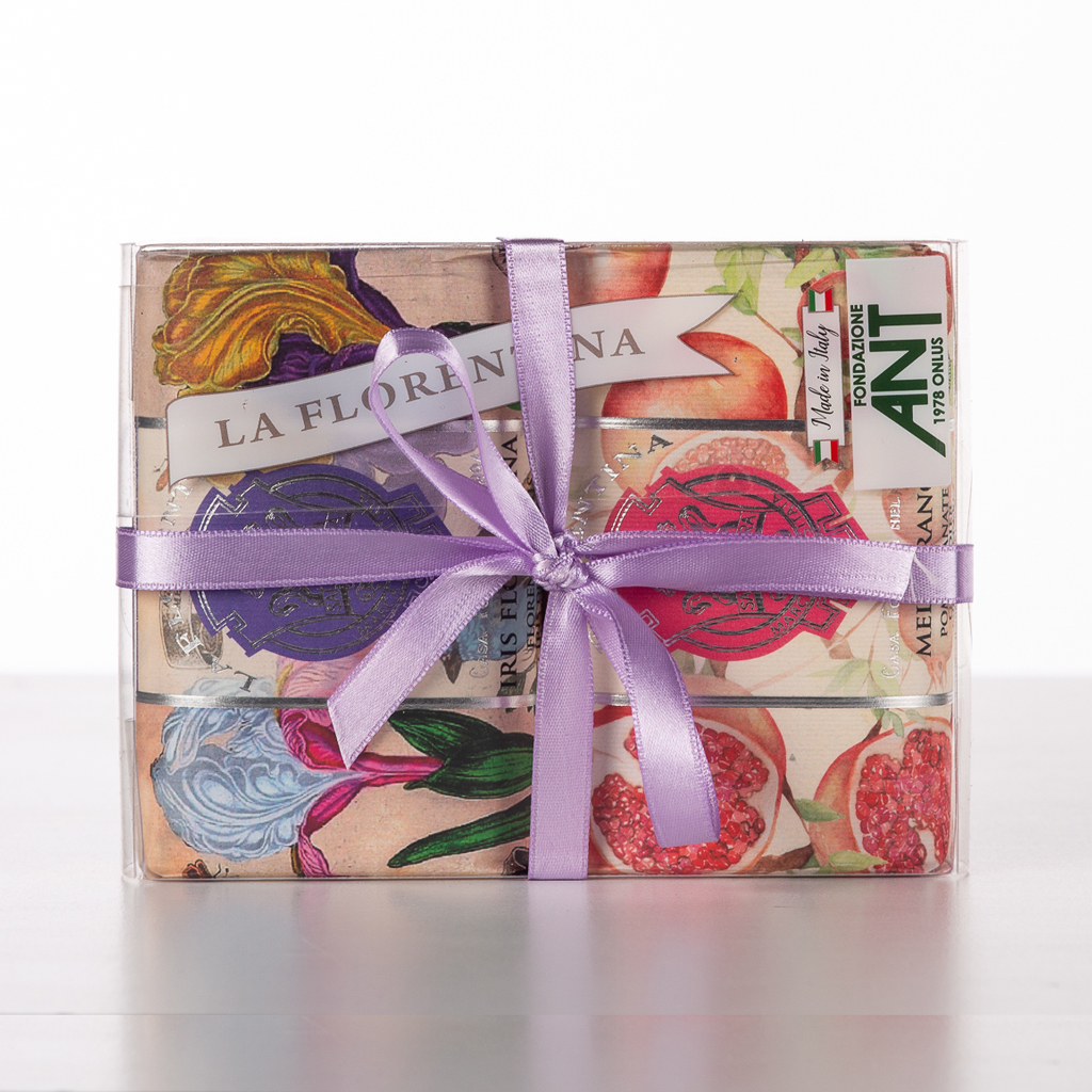 <B style='color:green'>SOLO PROVINCE TOSCANE SERVITE</B> - 2 SAPONETTE BIO CONFEZIONE REGALO