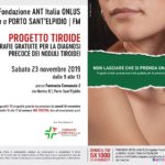 Progetto Prevenzione Tiroide, novembre 2019 - Porto Sant'Elpidio (FM)