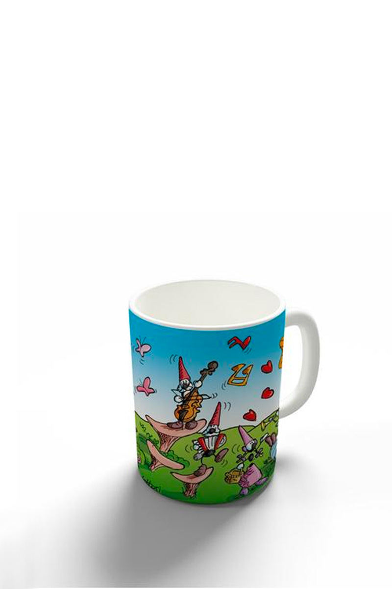 TAZZA CON DISEGNI DELLE FORMICHE DI FABIO VETTORI | <B style='color:#ff0000'>SOLO BOLOGNA E PROVINCIA</B>