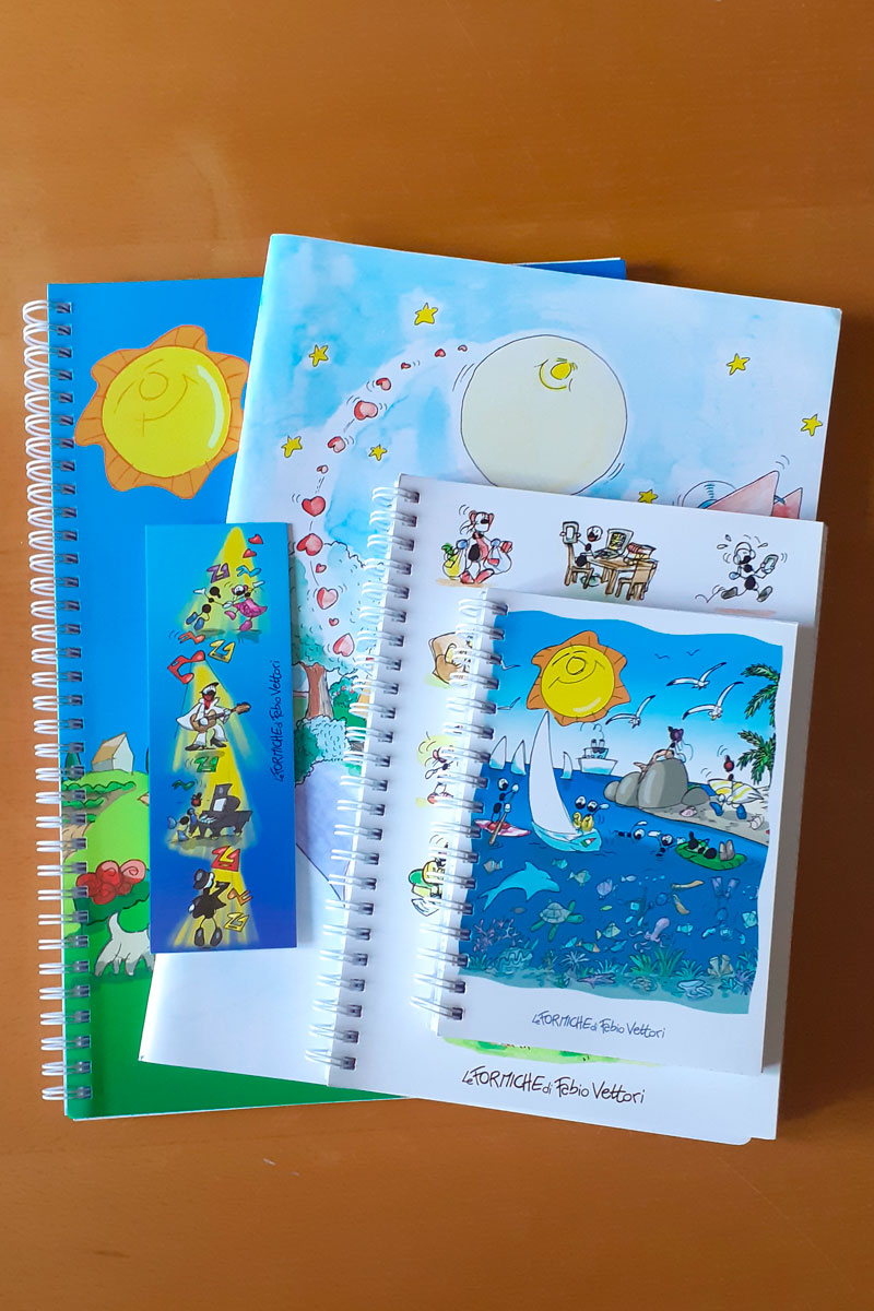 KIT QUADERNI SCUOLA VETTORI + OMAGGIO | <B style='color:#ff0000'>SOLO BOLOGNA E PROVINCIA</B>