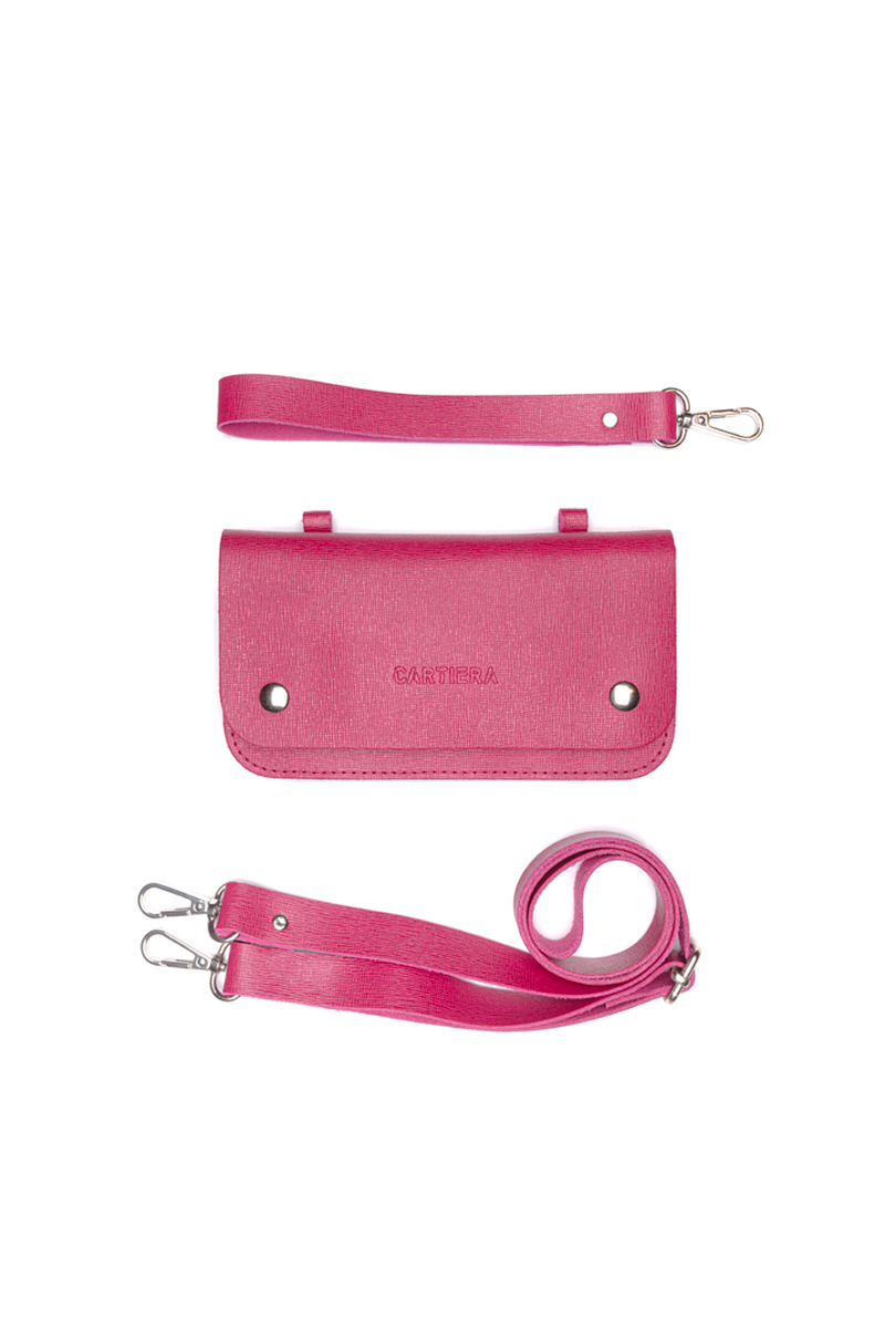 BOLGETTA IN PELLE + ACCESSORI PER TRACOLLA, VARI COLORI | <B style='color:red'>SOLO BOLOGNA E PROVINCIA</B>
