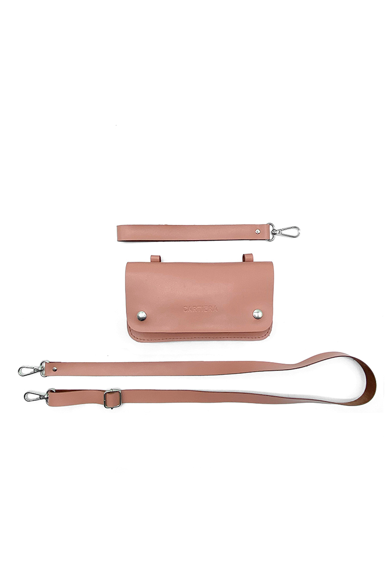 BOLGETTA IN PELLE + ACCESSORI PER TRACOLLA, VARI COLORI | <B style='color:red'>SOLO BOLOGNA E PROVINCIA</B>