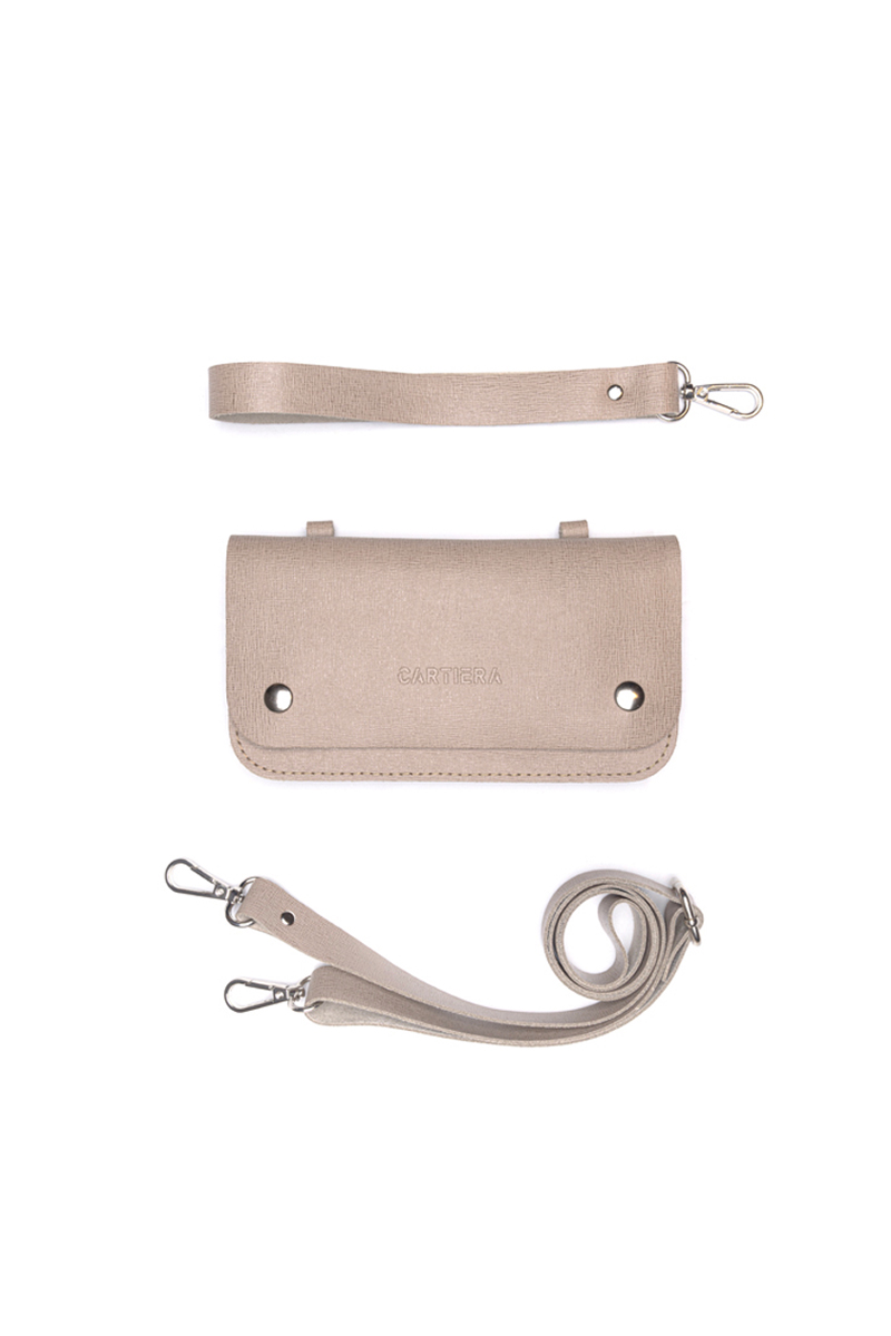 BOLGETTA IN PELLE + ACCESSORI PER TRACOLLA, VARI COLORI | <B style='color:red'>SOLO BOLOGNA E PROVINCIA</B>
