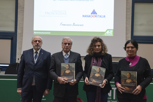 Premio Speciale agli Ambasciatori della Solidarietà per ANT  Vincono: Fondazione Prosolidar, Manager Italia Emilia-Romagna e Francesca Benincasa